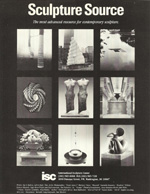 International Sculpture Center Exhibition Poster