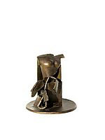 Bronze sculpture titled untitled